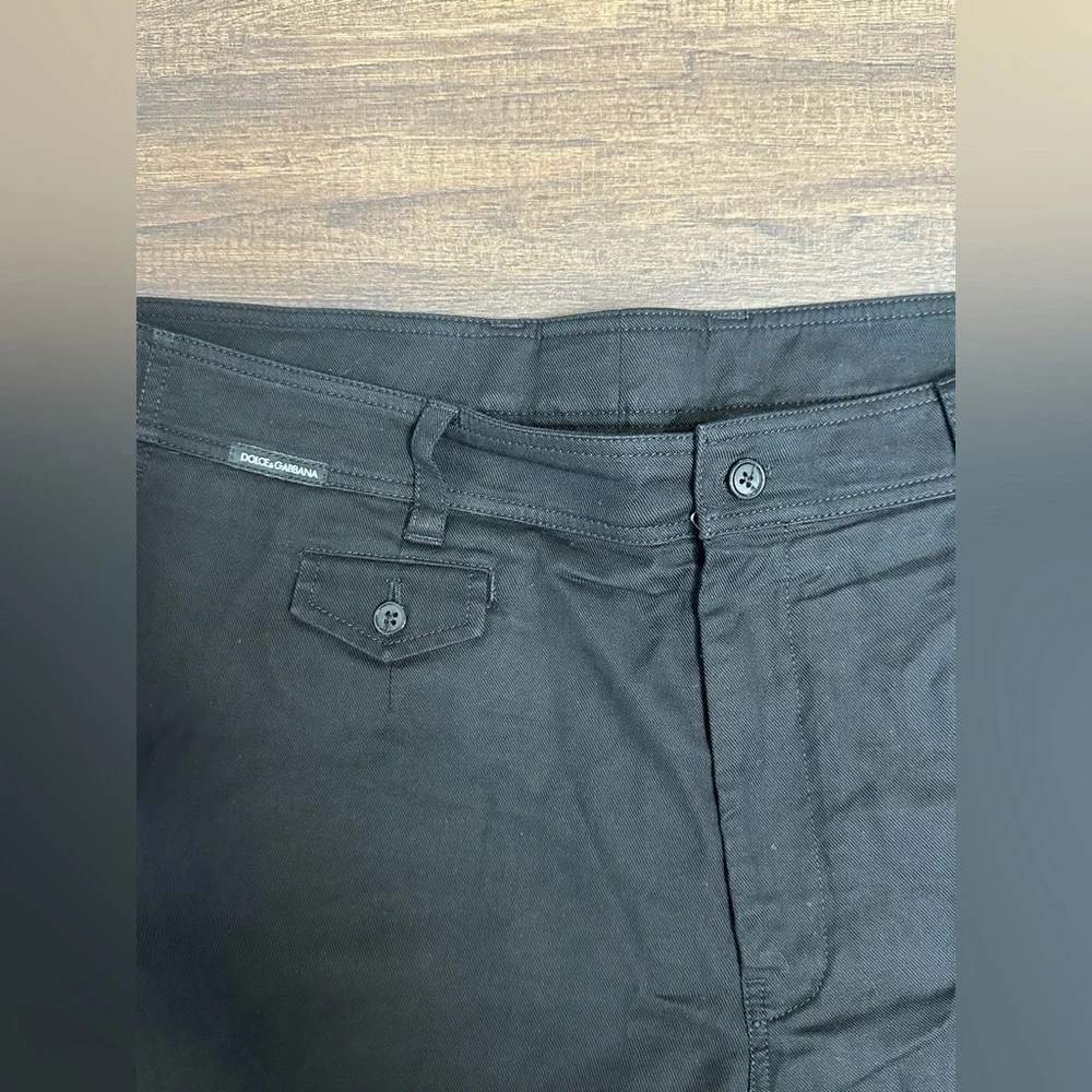 DOLCE & GABBANA Men's Black Cargo Pants - Picture 7 of 14